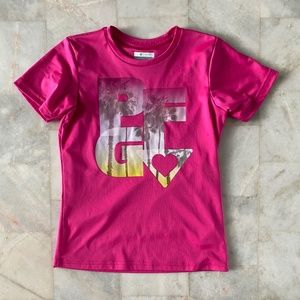 Columbia PFG Dri-fit Graphic Tee Girl’s M